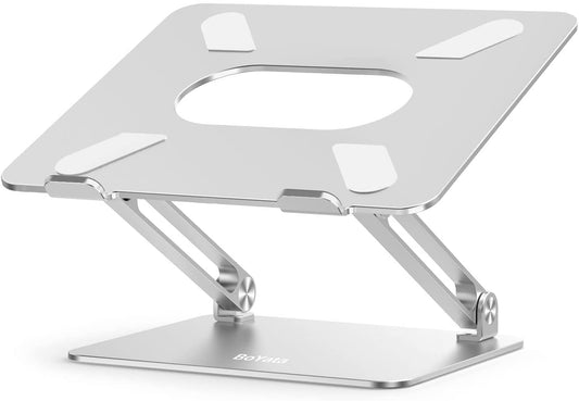 Laptop Stand, Laptop Holder, Multi-Angle Stand with Heat-Vent, Adjustable Notebook Stand for Laptop up to 17 Inches