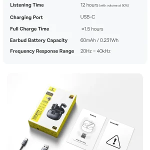 Baseus BP1 Pro ANC Wireless Earbuds - Thumbnail Image 5