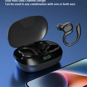 SHUKE Bluetooth Sport Earhook Wireless Earbuds - Thumbnail Image 5