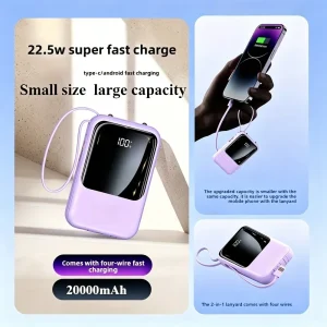 Slim 20000mAh Fast Charging Power Bank